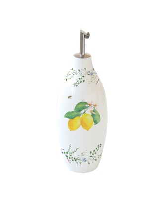 Sticla pentru ulei/otet, Fleurs Citrons - SIMONA'S COOKSHOP